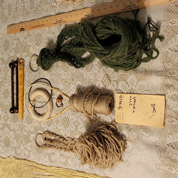16 Piece Macrame/Weaving Craft Supplies - Picture 1 of 13